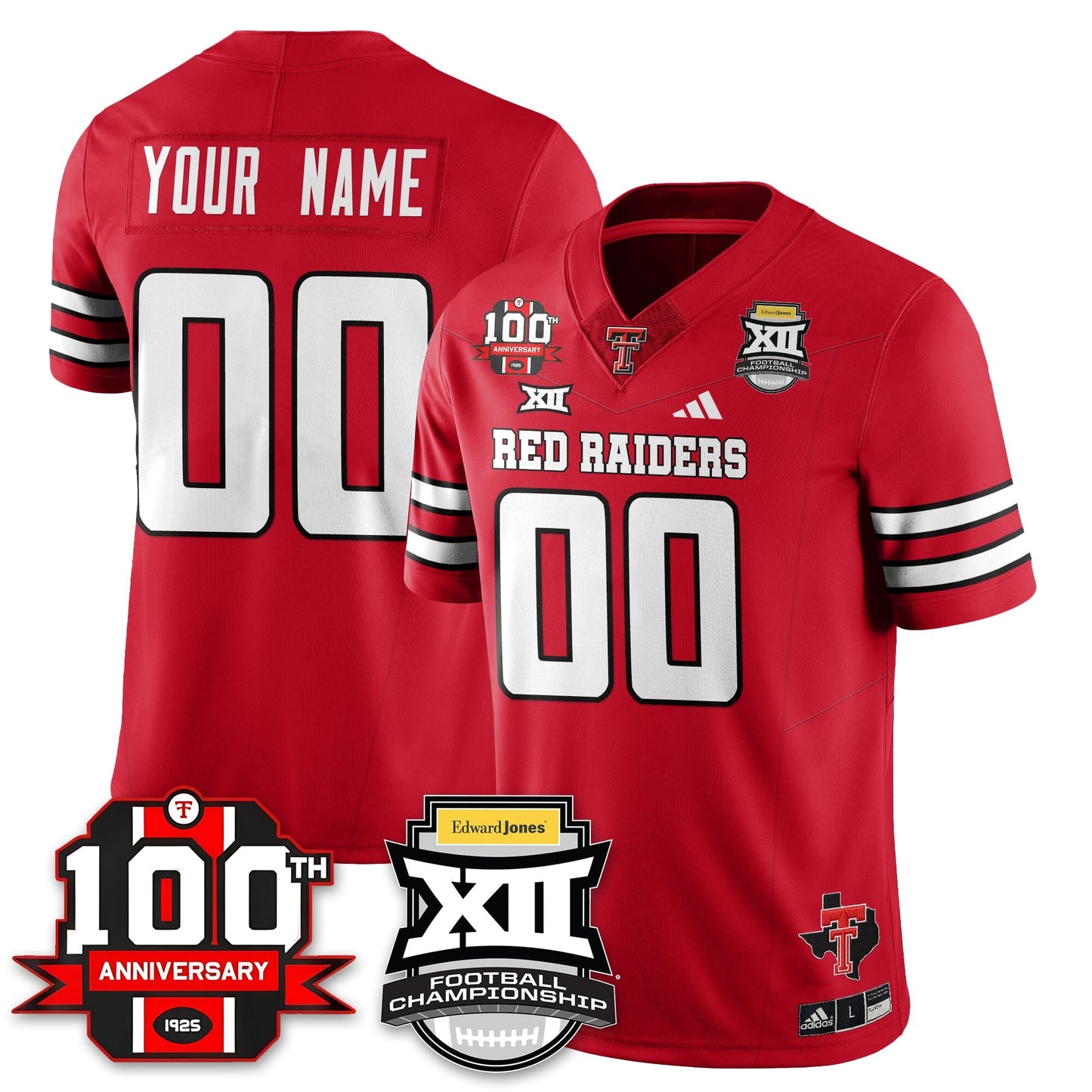 Custom TTRR Football Vapor Limited Jersey - Edward Jones Champions - All Stitched