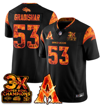 DEN x Avatar 3 Fire and Ash Jersey - All Stitched