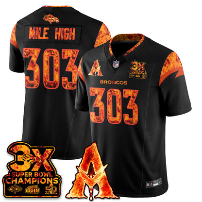 DEN x Avatar 3 Fire and Ash Jersey - All Stitched