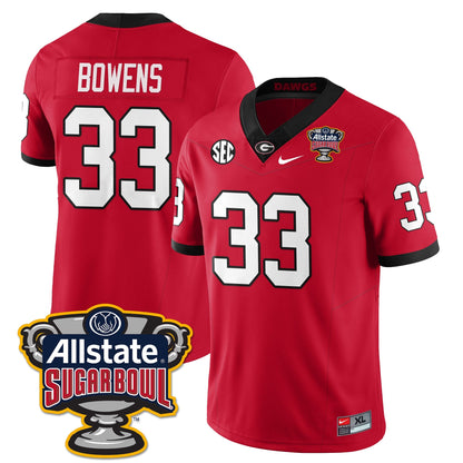 UGA Vapor Limited Football Jersey - Sugar Bowl - All Stitched