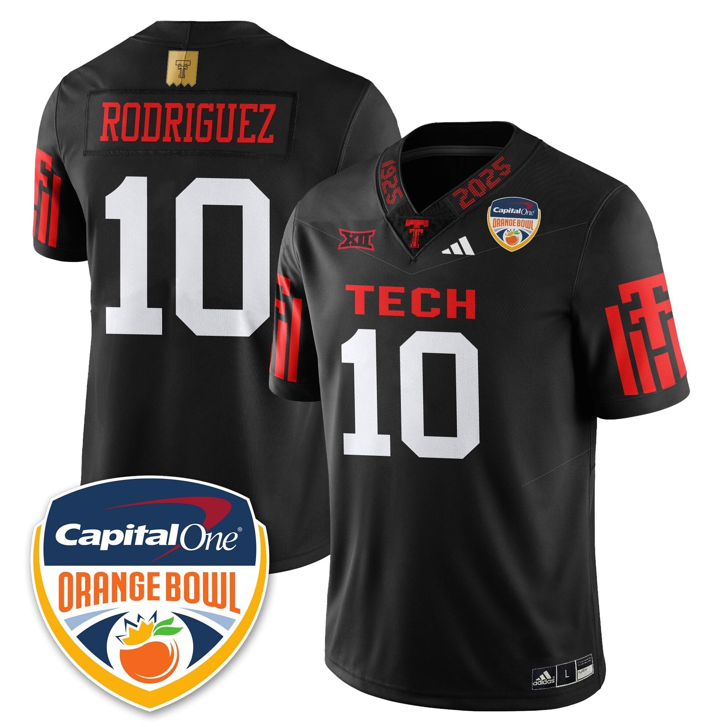 TTRR Football Vapor Limited Football Jersey - Orange Bowl - All Stitched