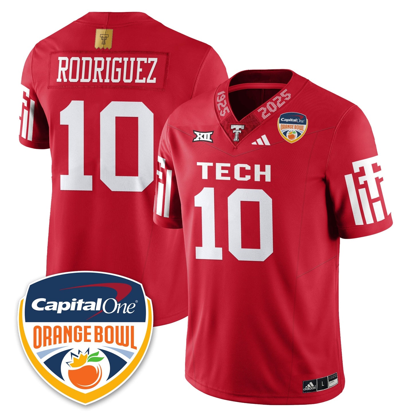 TTRR Football Vapor Limited Football Jersey - Orange Bowl - All Stitched