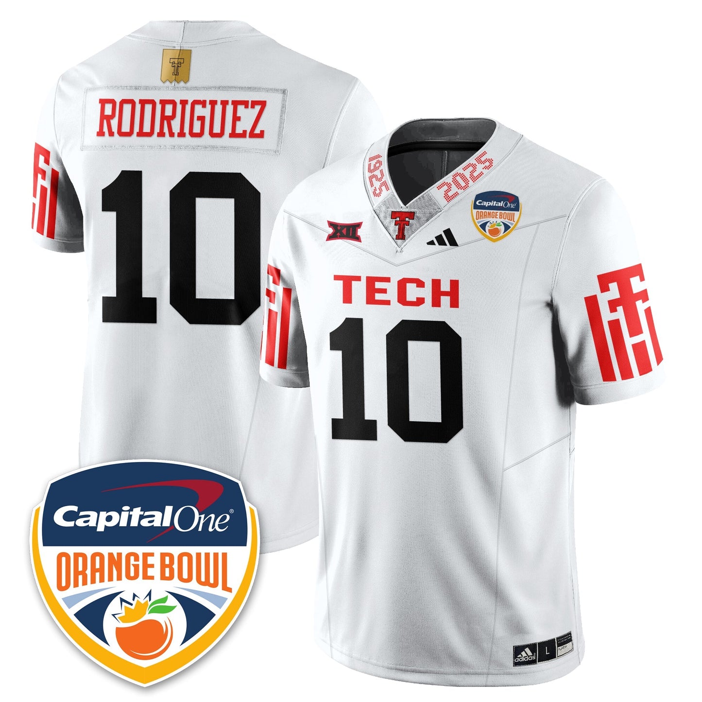 TTRR Football Vapor Limited Football Jersey - Orange Bowl - All Stitched