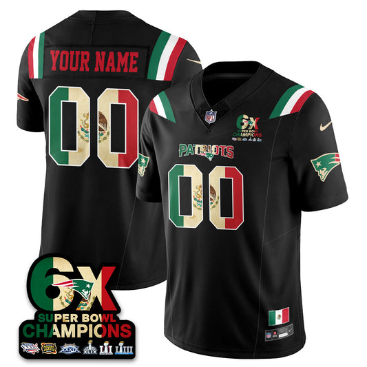 Custom NE Mexico Vapor Limited Jersey - Stitched