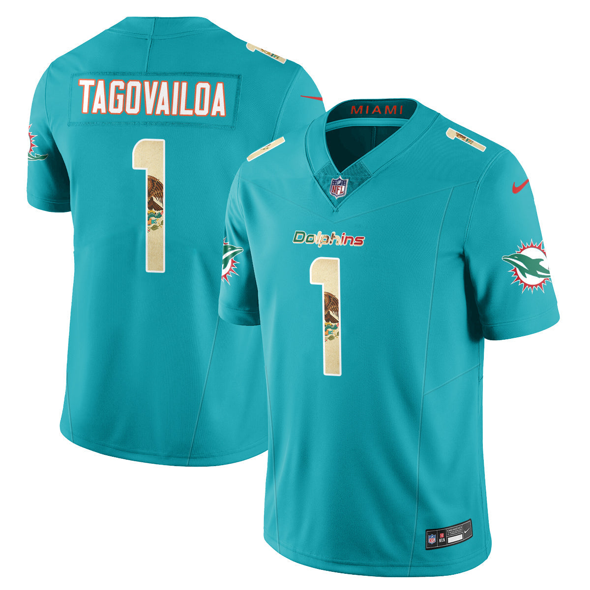 MIA Mexico Vapor Limited Jersey - All Stitched
