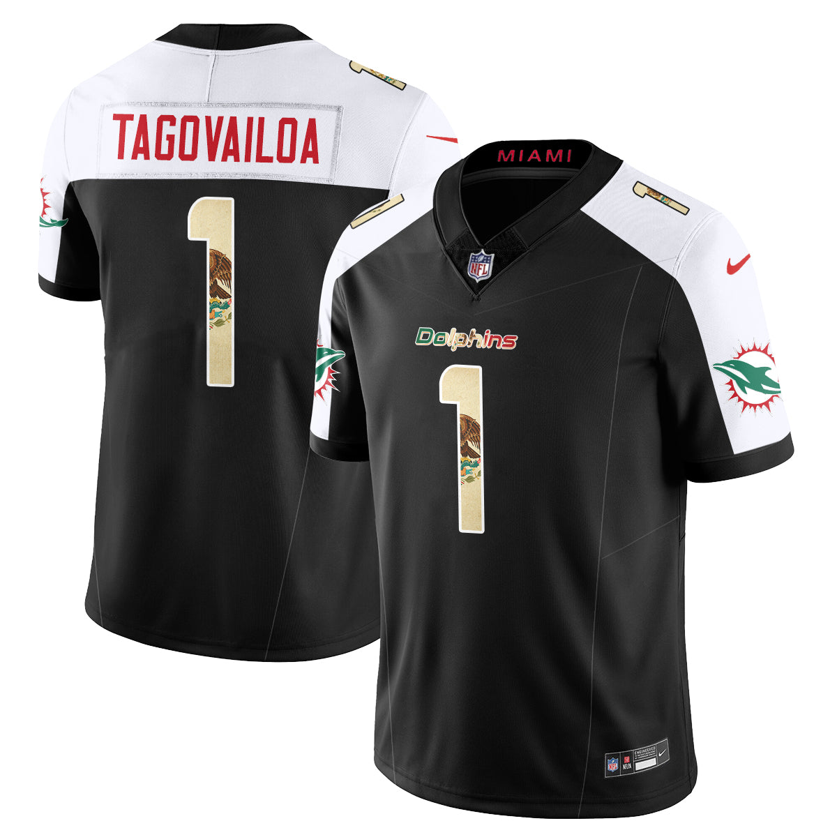 MIA Mexico Vapor Limited Jersey - All Stitched