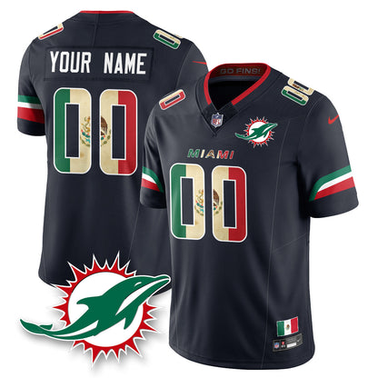 Custom MIA Mexico Vapor Limited Jersey - All Stitched