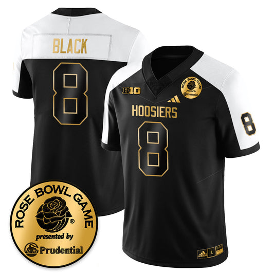 Indiana H Vapor Limited Football Gold Jersey - Rose Bowl - Stitched