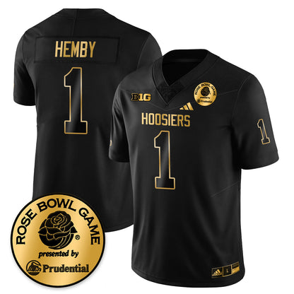 Indiana H Vapor Limited Football Gold Jersey - Rose Bowl - All Stitched