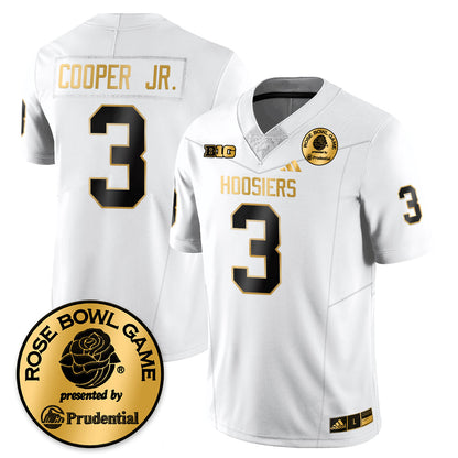 Indiana H Vapor Limited Football Gold Jersey - Rose Bowl - All Stitched