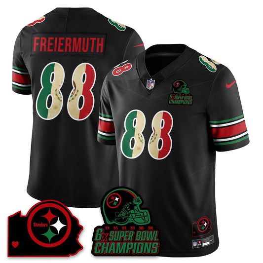 PIT 6-Time Champions Mexico Vapor Limited Jersey - Stitched