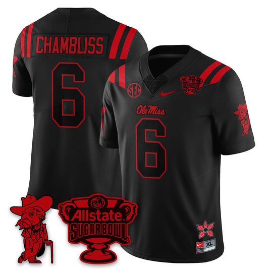 OMR 2025 Sugar Bowl 'Stranger Things Edition' Vapor Limited Football Jersey - Stitched