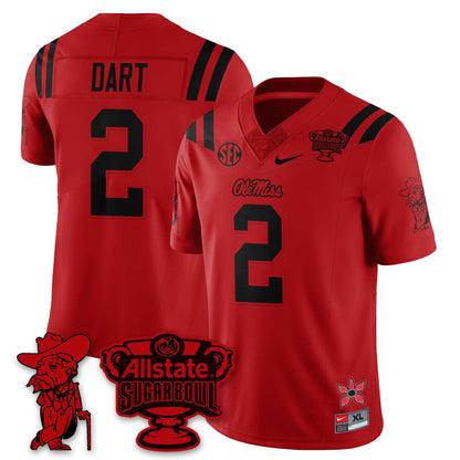 OMR 2025 Sugar Bowl 'Stranger Things Edition' Vapor Limited Football Jersey - All Stitched