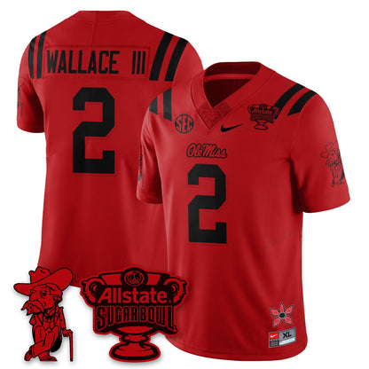 OMR 2025 Sugar Bowl 'Stranger Things Edition' Vapor Limited Football Jersey - All Stitched