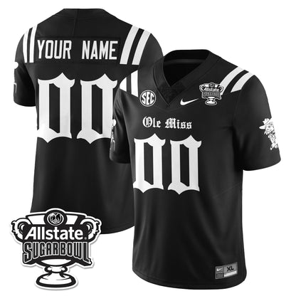 OMR 2025 Sugar Bowl Gothic Vapor Limited Football Jersey - All Stitched