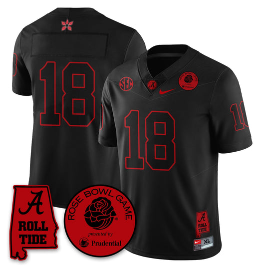 BAMA Stranger Things Rose Bowl Vapor Limited Football Jersey - Stitched