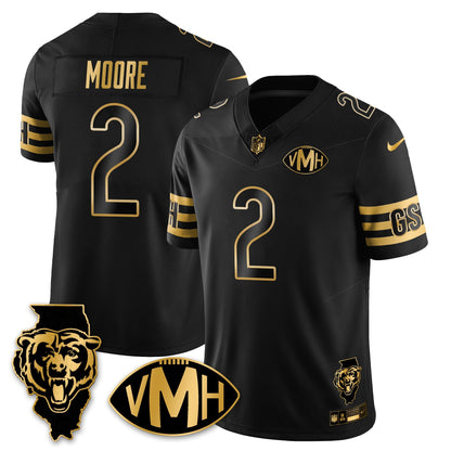 CHI Honor Virginia Halas McCaskey Vapor Limited Jersey - All Stitched