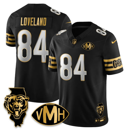 CHI Honor Virginia Halas McCaskey Vapor Limited Jersey - All Stitched