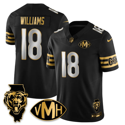 CHI Honor Virginia Halas McCaskey Vapor Limited Jersey - All Stitched
