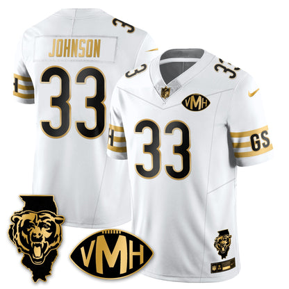CHI Honor Virginia Halas McCaskey Vapor Limited Jersey - All Stitched
