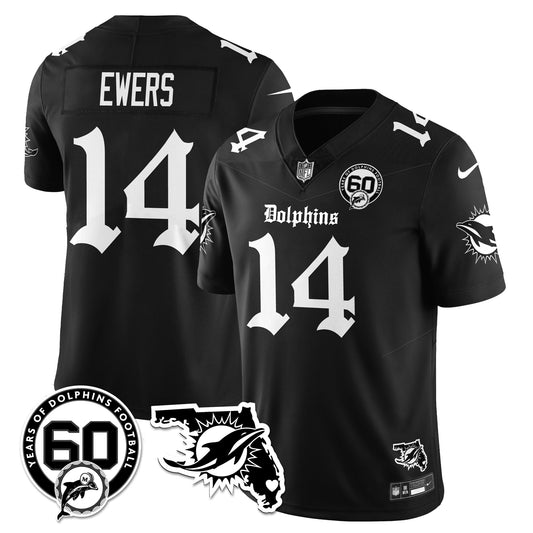 MIA 60th Season Gothic Vapor Limited Jersey - Stitched