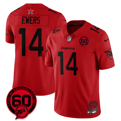MIA 60th Season Vapor Limited Jersey - Stranger Things - All Stitched