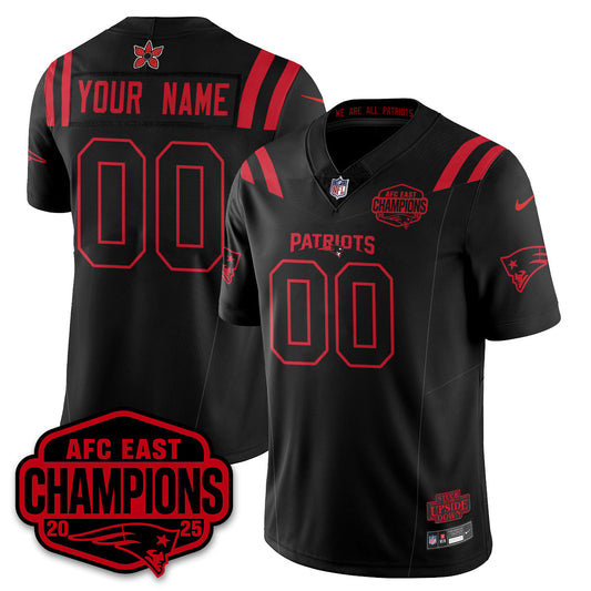 Custom NE 'Stranger Things' AFC East Division Champions Vapor Limited Jersey - Stitched (Copy)