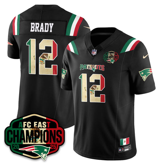 NE Mexico AFC East Division Champions Vapor Limited Jersey - Stitched