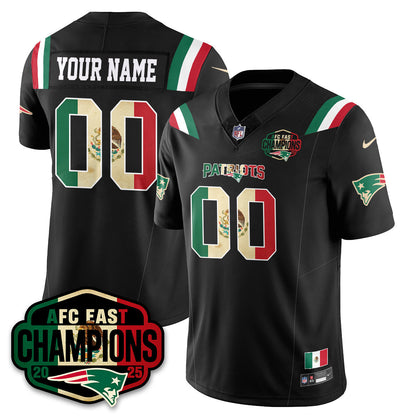 NE Mexico AFC East Division Champions Vapor Limited Jersey - All Stitched