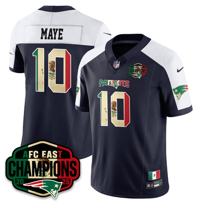 NE Mexico AFC East Division Champions Vapor Limited Jersey - All Stitched