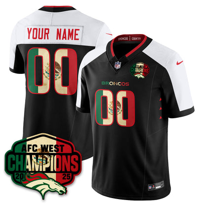 DEN Mexico AFC West Division Champions Vapor Limited Jersey - All Stitched