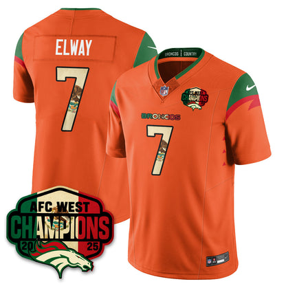 DEN Mexico AFC West Division Champions Vapor Limited Jersey - All Stitched