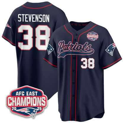 NE AFC East Division Champions Vapor Limited Baseball Jersey - All Stitched