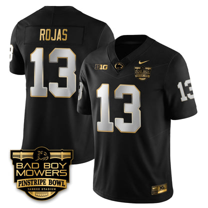 PSU Football Pinstripe Bowl Gold Jersey - All Stitched