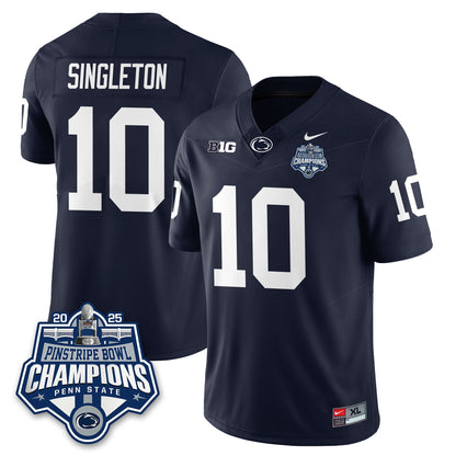 PSU Football 2025 Pinstripe Bowl Champions Jersey - All Stitched
