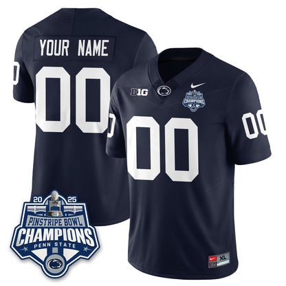 PSU Football 2025 Pinstripe Bowl Champions Jersey - All Stitched
