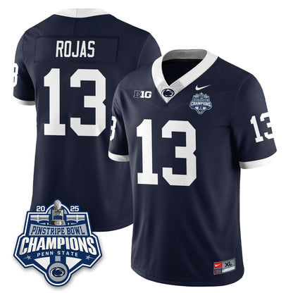 PSU Football 2025 Pinstripe Bowl Champions Jersey - All Stitched