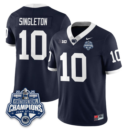 PSU Football 2025 Pinstripe Bowl Champions Jersey - All Stitched