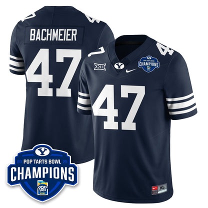 BYU Cougars Football 2025 Pop-Tarts Bowl Champions Jersey - All Stitched