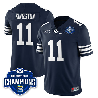 BYU Cougars Football 2025 Pop-Tarts Bowl Champions Jersey - All Stitched