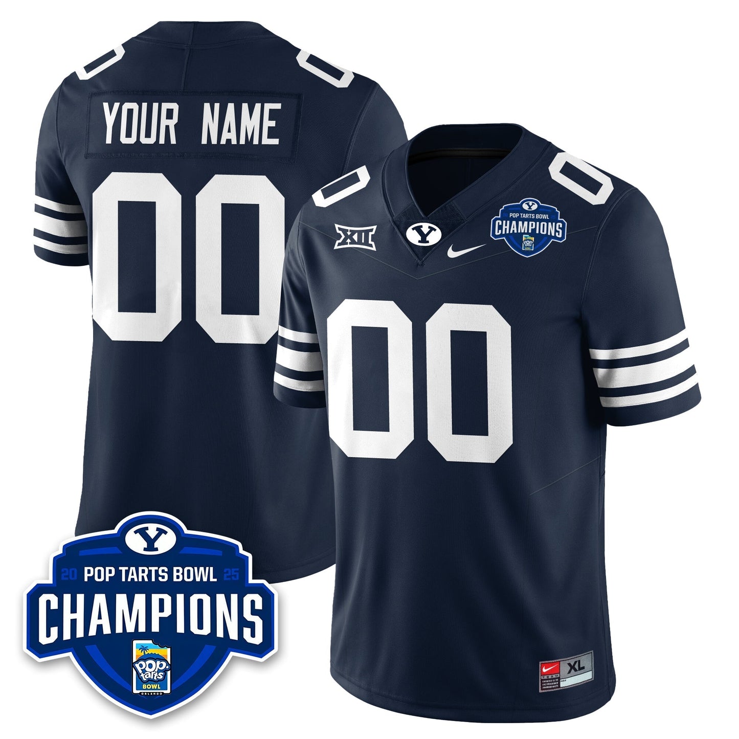 BCS Football 2025 Pop-Tarts Bowl Champions Jersey - All Stitched
