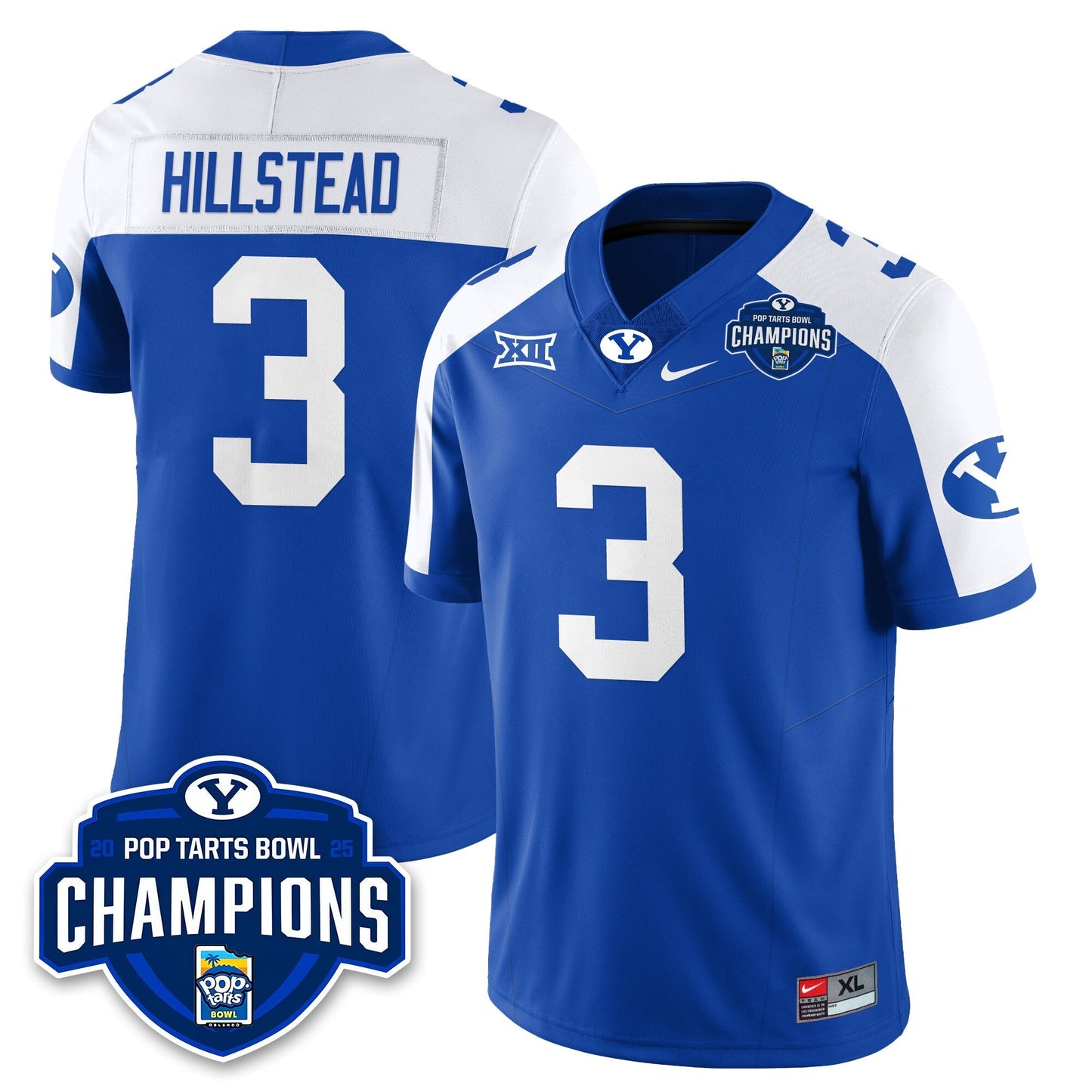 BCS Football 2025 Pop-Tarts Bowl Champions Jersey - All Stitched
