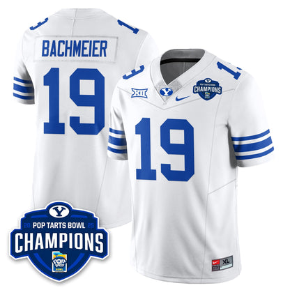 BYU Cougars Football 2025 Pop-Tarts Bowl Champions Jersey - All Stitched