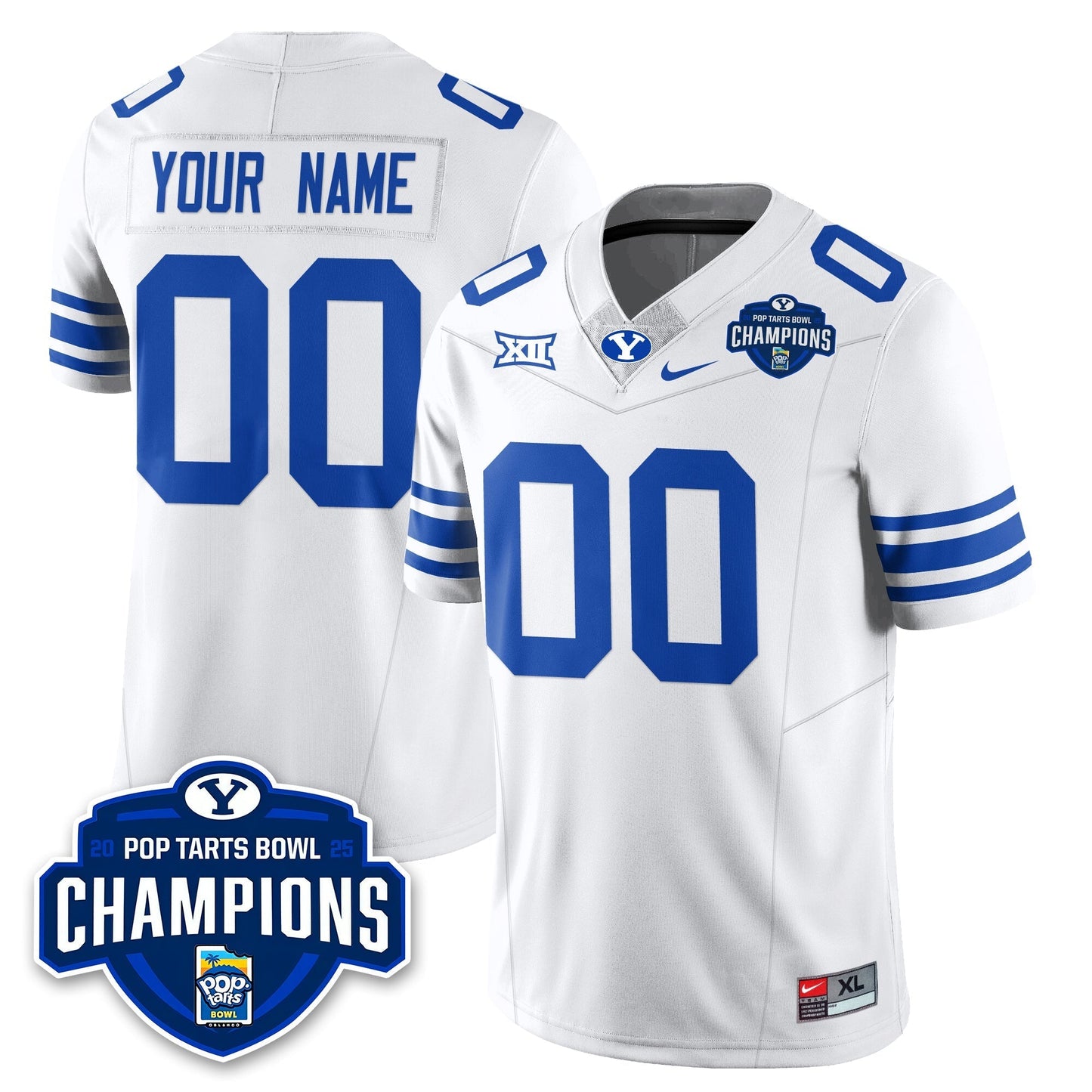 BCS Football 2025 Pop-Tarts Bowl Champions Custom Jersey - All Stitched