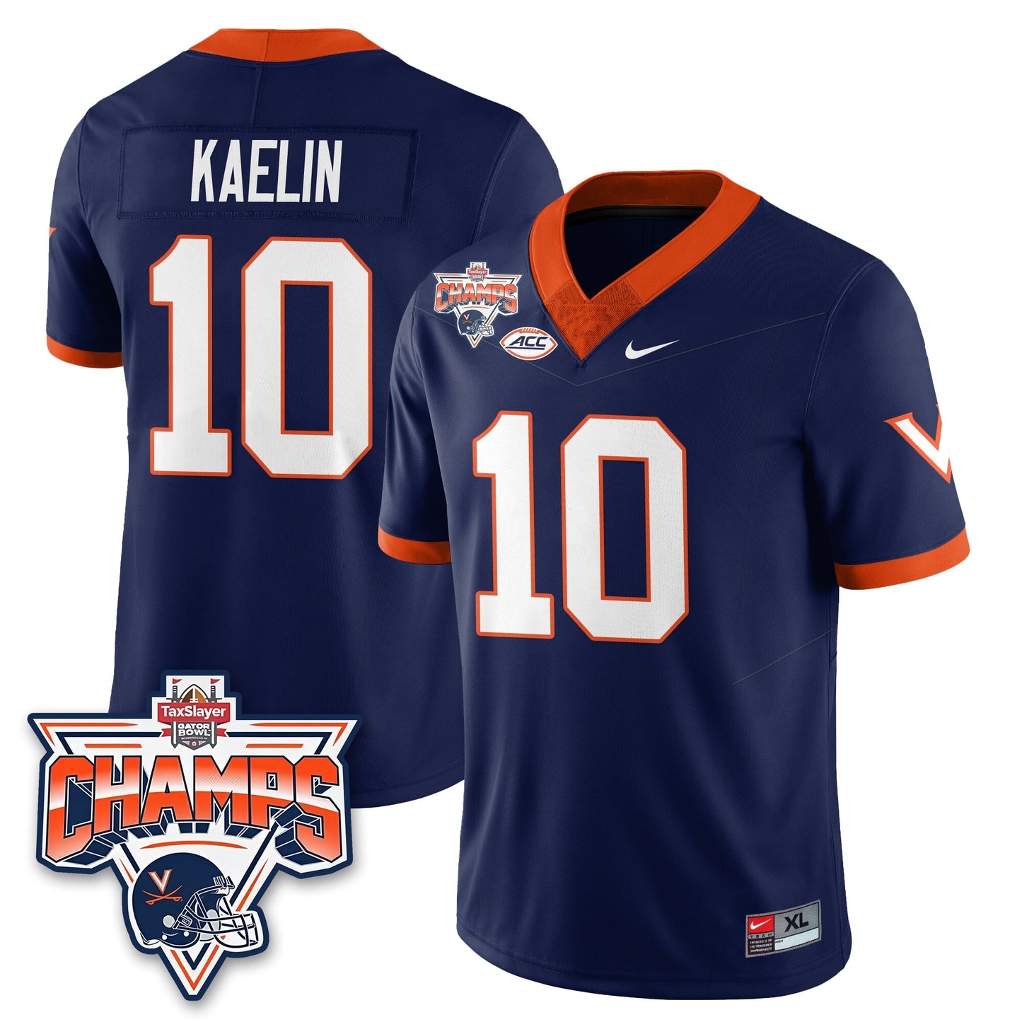 VC Football 2025 TaxSlayer Gator Bowl Champions Jersey - All Stitched