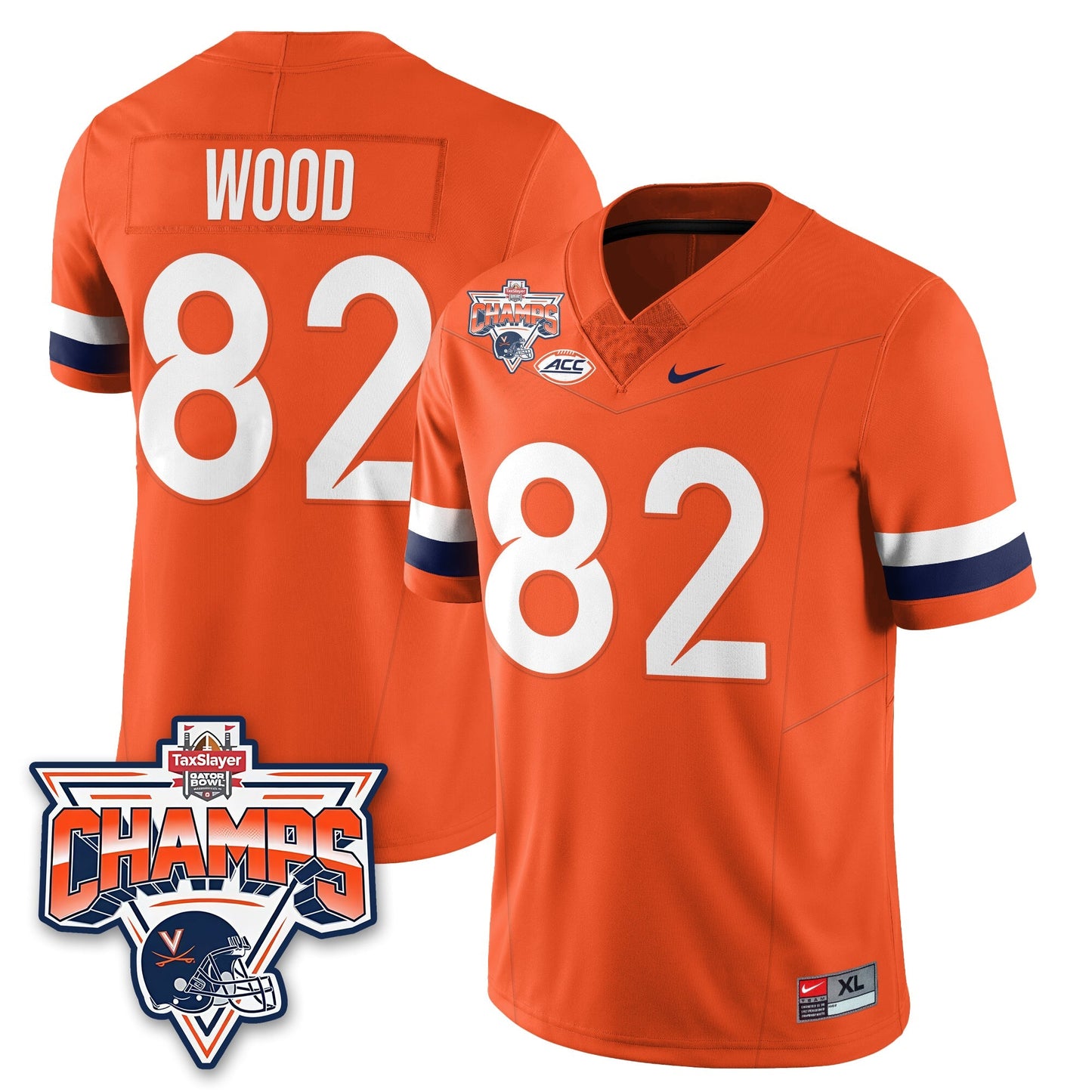 VC Football 2025 TaxSlayer Gator Bowl Champions Jersey - All Stitched