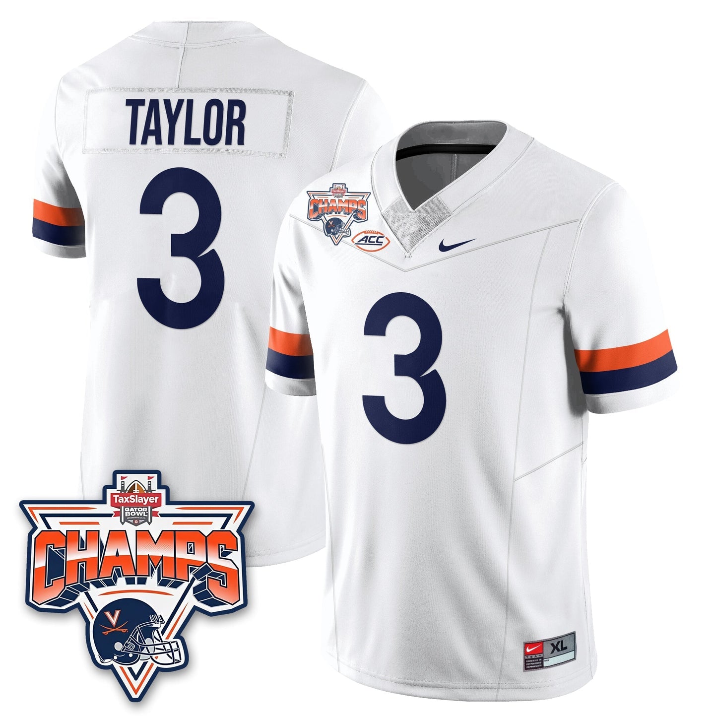 VC Football 2025 TaxSlayer Gator Bowl Champions Jersey - All Stitched