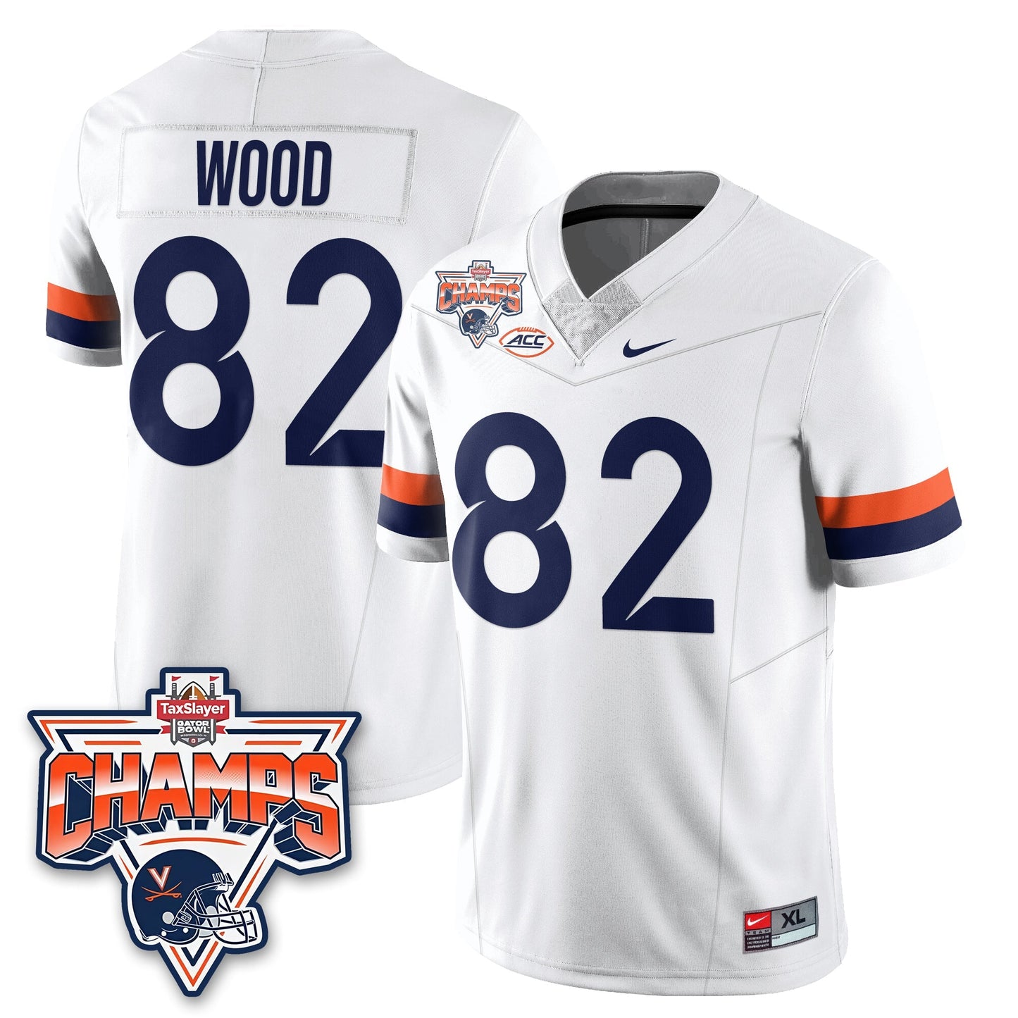 VC Football 2025 TaxSlayer Gator Bowl Champions Jersey - All Stitched