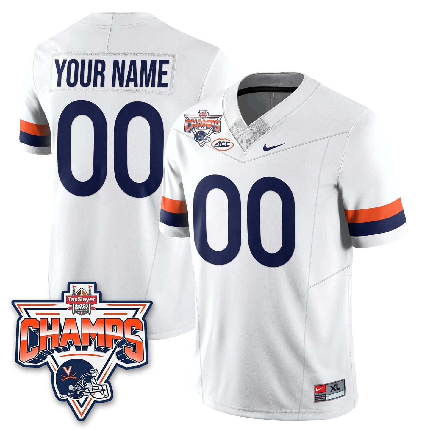 VC Football 2025 TaxSlayer Gator Bowl Champions Jersey - All Stitched