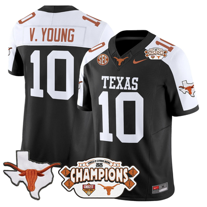 TEX 2025 State Map & Citrus Bowl Champions Patch Vapor Limited Jersey - All Stitched
